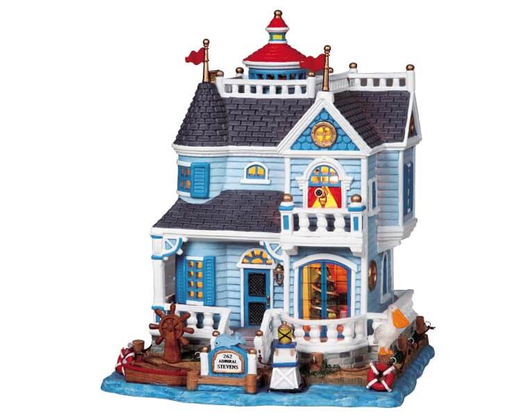 lemax-admiral-stevens-house-beleuchtetes-miniaturhaus image 1