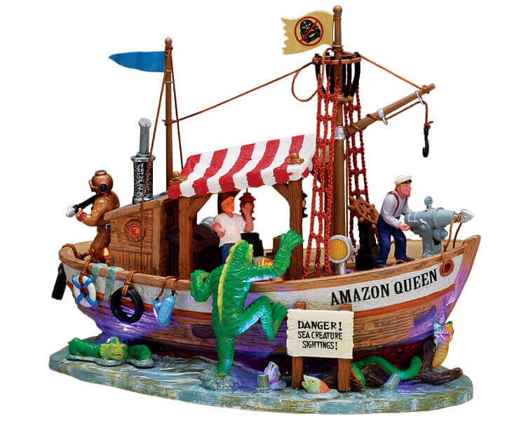 lemax-sea-creature-hunt-spooky-town-miniatur-figur image 1