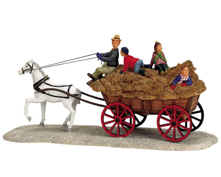 lemax-holiday-hayride-miniatur-fahrzeug image 1