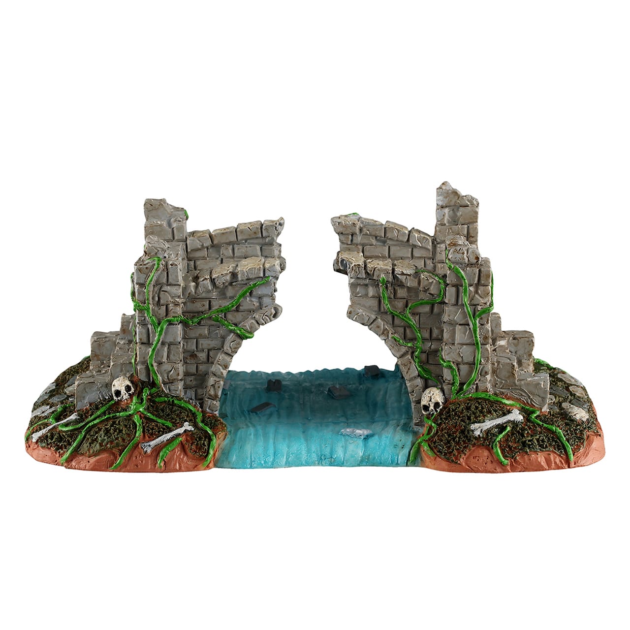 lemax-broken-bridge-spooky-town-br-ckenruine-miniatur image 4