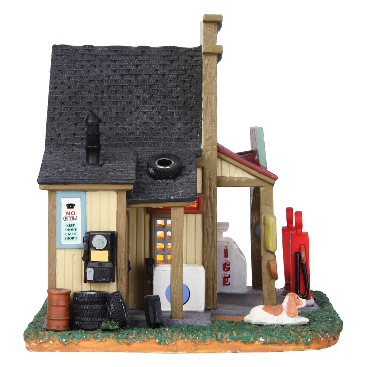 lemax-gilbert-s-gasoline-station-miniaturgeb-ude image 3