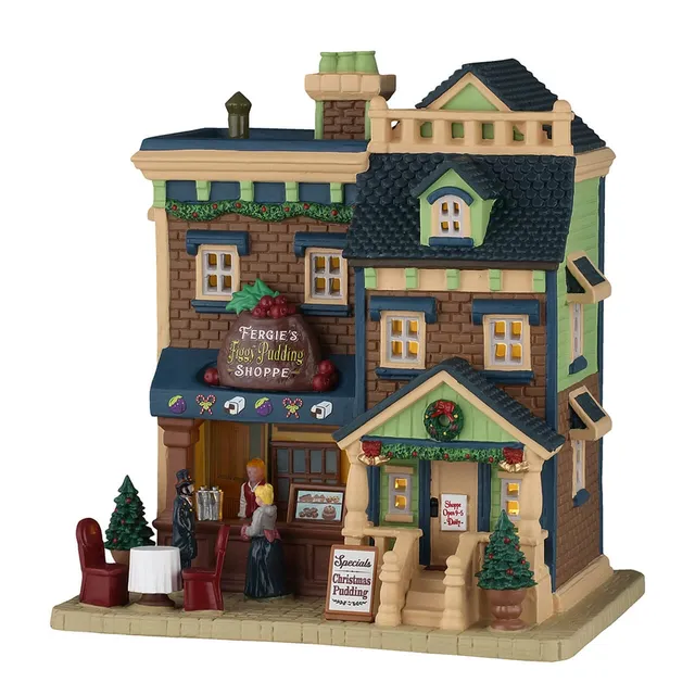 lemax-fergie-s-figgy-pudding-shoppe-miniatur-b-ckerei-caddington image 1