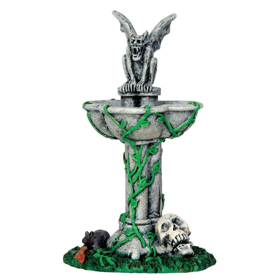 lemax-abandoned-fountain-spooky-town-miniatur-brunnen image 1