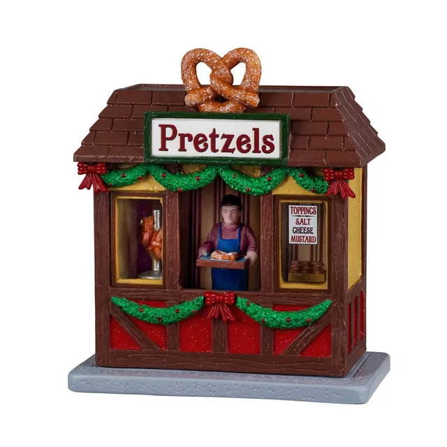 lemax-pretzels-brezelstand-marktstand-f-r-caddington-dorf image 1
