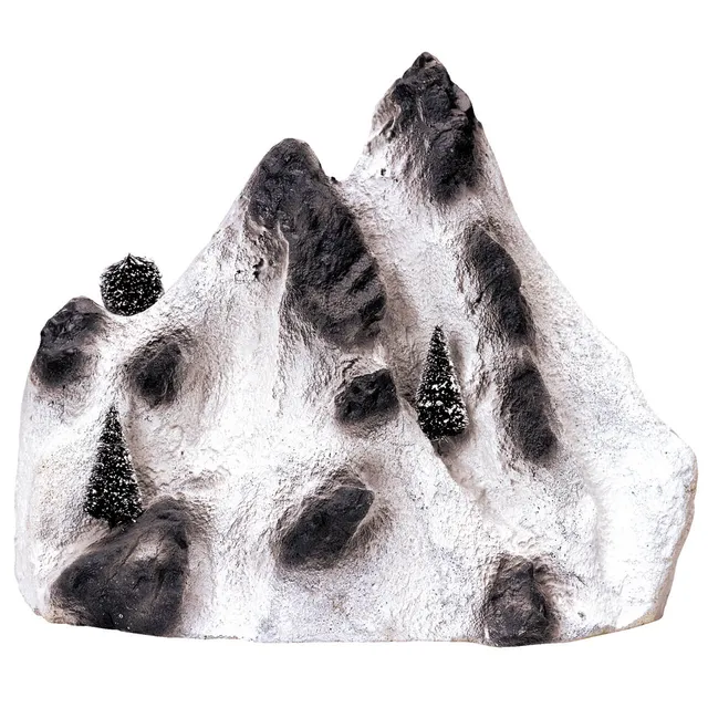 lemax-small-ski-mountain-backdrop-kulisse-mit-3-b-umen image 1