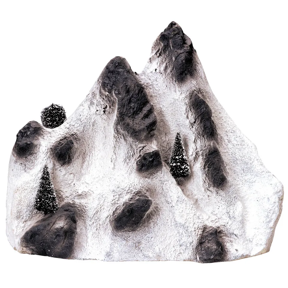 lemax-small-ski-mountain-backdrop-kulisse-mit-3-b-umen image 1