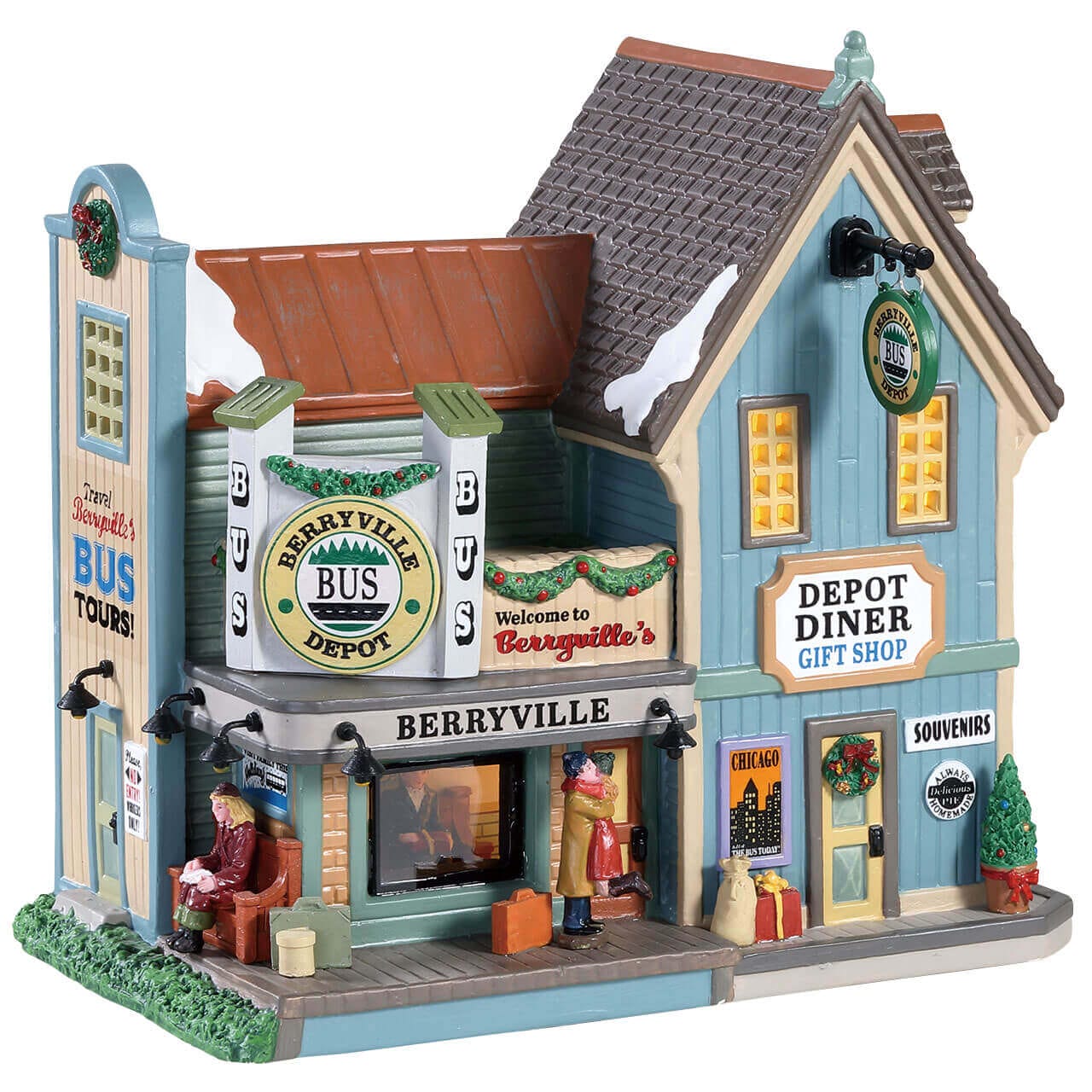 lemax-berryville-bus-depot-holidays-seasons-miniaturgeb-ude image 1