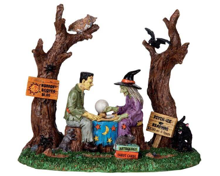lemax-horror-scope-readings-spooky-town-miniaturhaus-mit-licht image 1