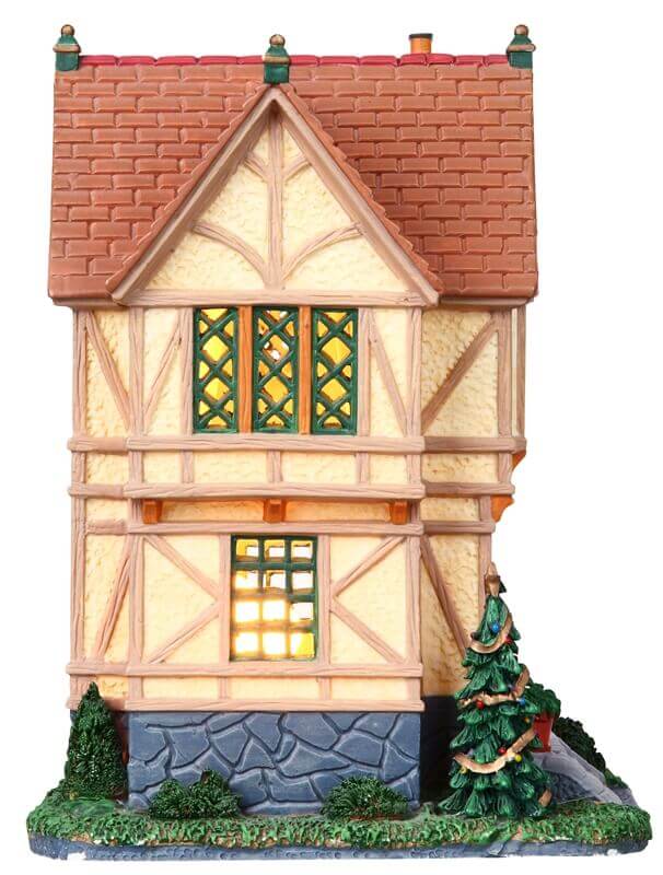lemax-tudor-cottage-beleuchtetes-miniaturhaus-weihnachten image 3