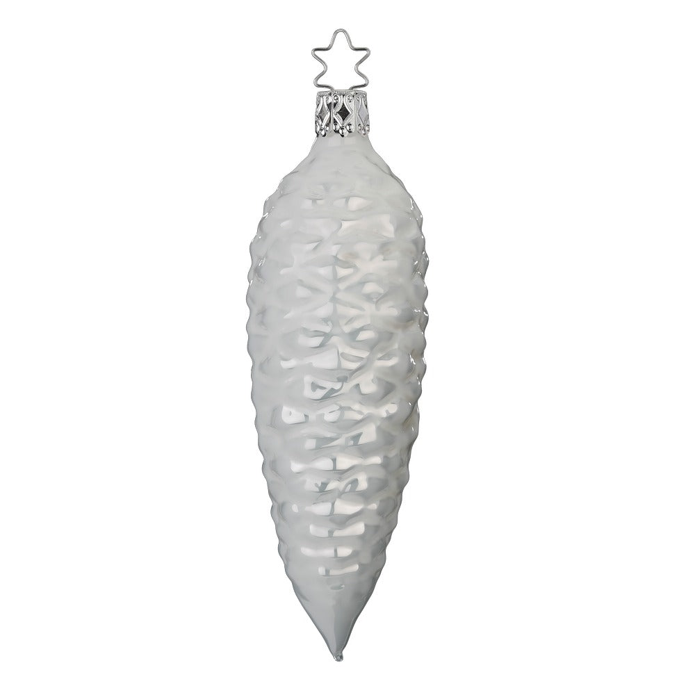 inge-glas-frostiger-zapfen-13-5-cm-wei image 1