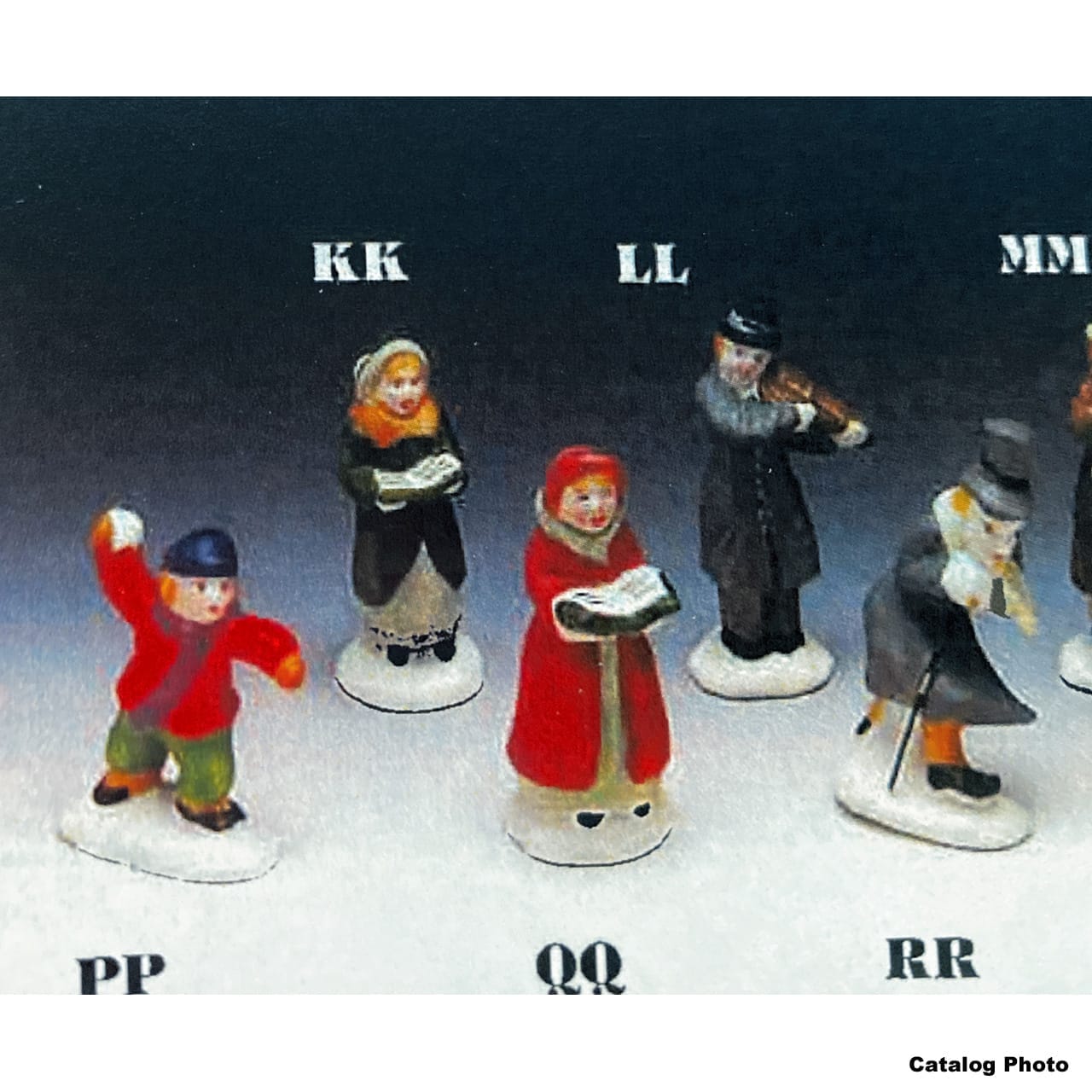 lemax-singing-girl-green-miniaturfigur image 2