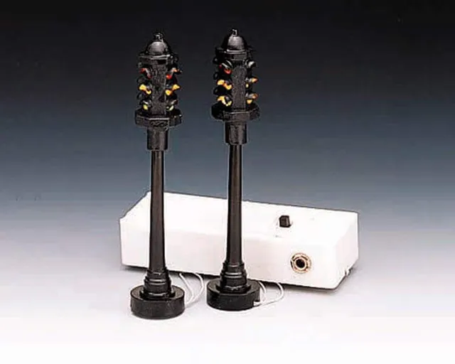 lemax-flashing-stop-light-2er-set-blinkende-ampeln-f-r-mini-dorf image 1