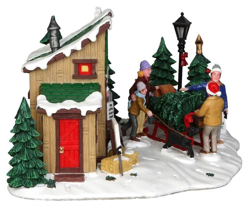 lemax-kris-s-christmas-tree-farm-weihnachtsbaum-farm-miniatur image 2