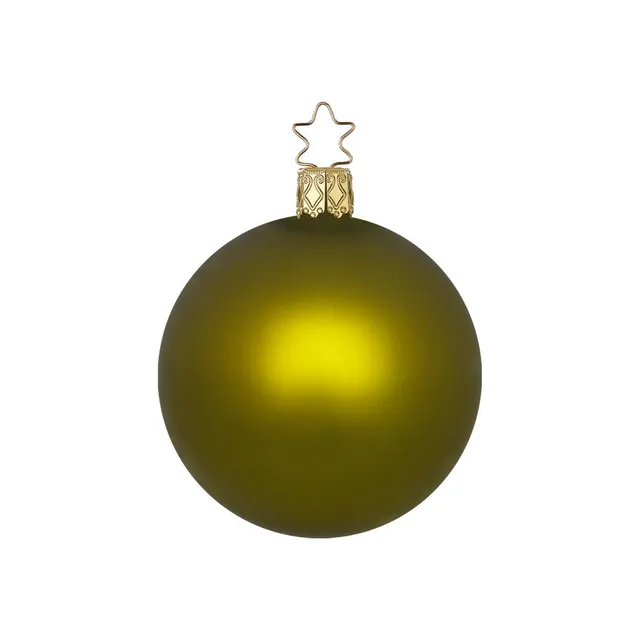 inge-glas-kugel-efeu-matt-christbaumkugel-12-cm image 1