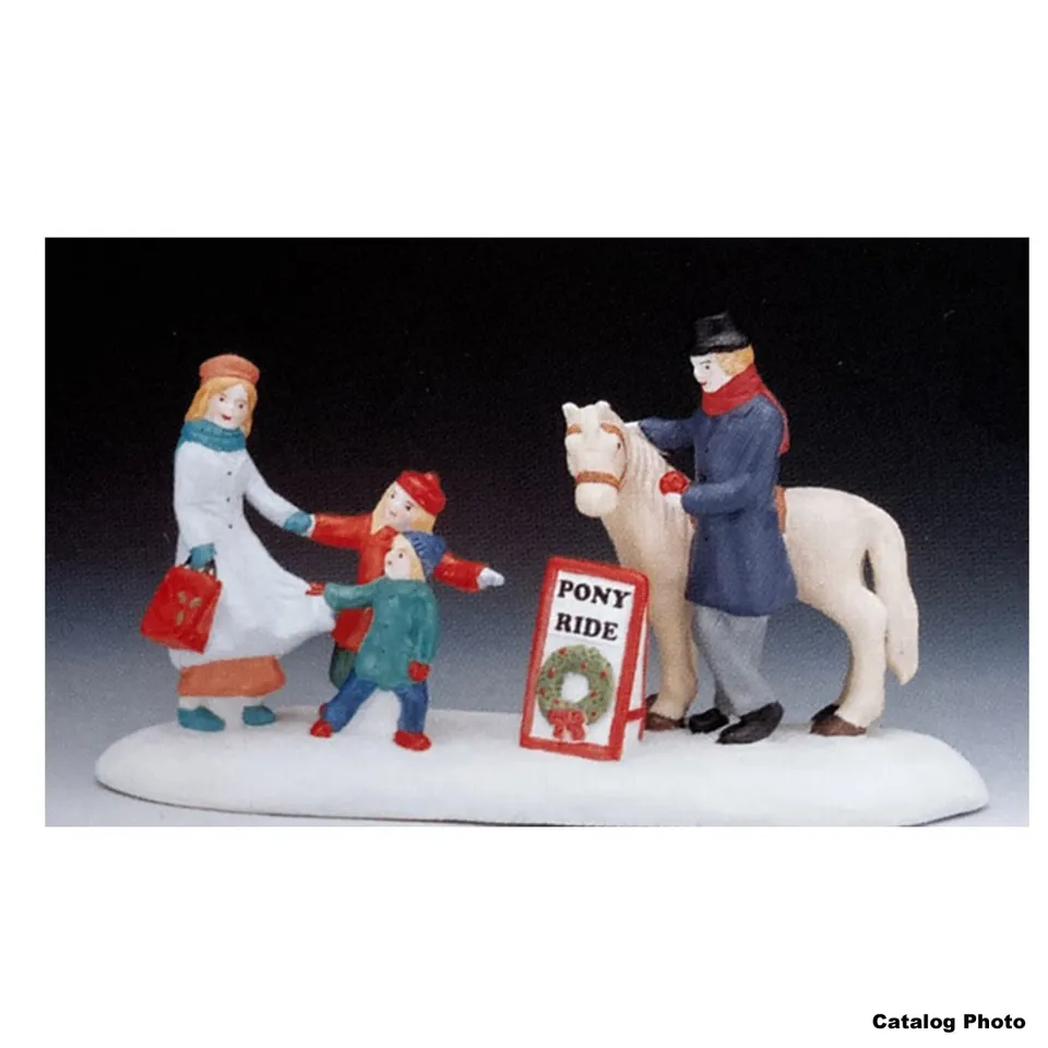 lemax-the-pony-ride-miniaturszene image 1