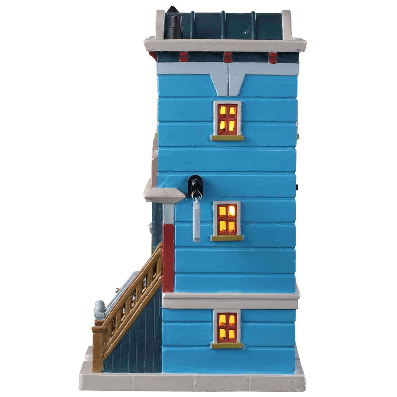 lemax-brownstone-cafe-weihnachtsdorf-haus image 2