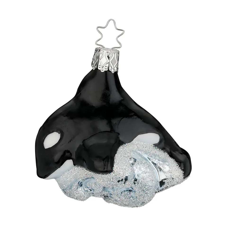 inge-glas-orca-wal-glasfigur-christbaumschmuck-7-5-cm-schwarz image 1
