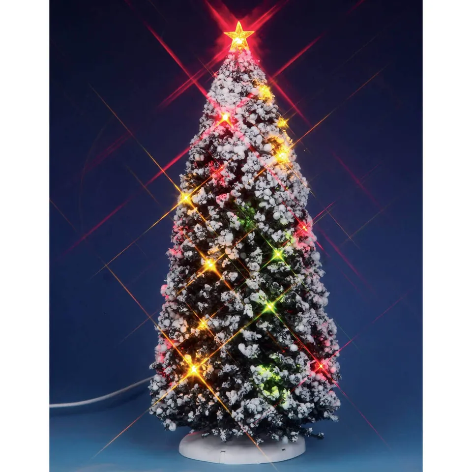 lemax-9-in-lighted-christmas-tree-beleuchteter-mini-weihnachtsbaum image 1