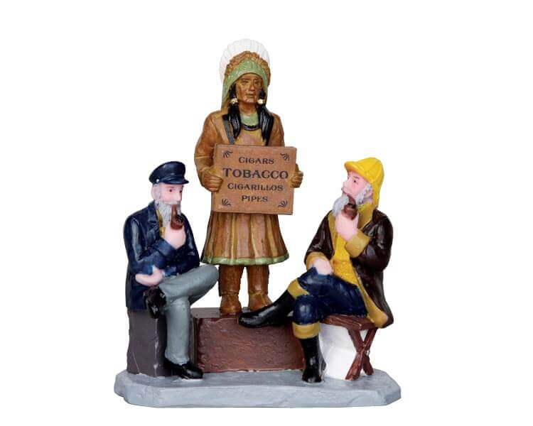 lemax-smoke-shop-old-timers-miniatur-figuren image 1