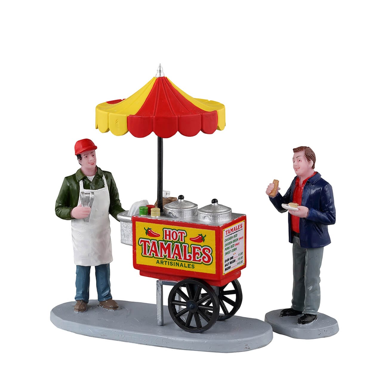 lemax-tamale-cart-streetfood-wagen-figur image 1
