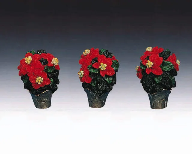 lemax-poinsettias-weihnachtsstern-mini-pflanzen-set image 1