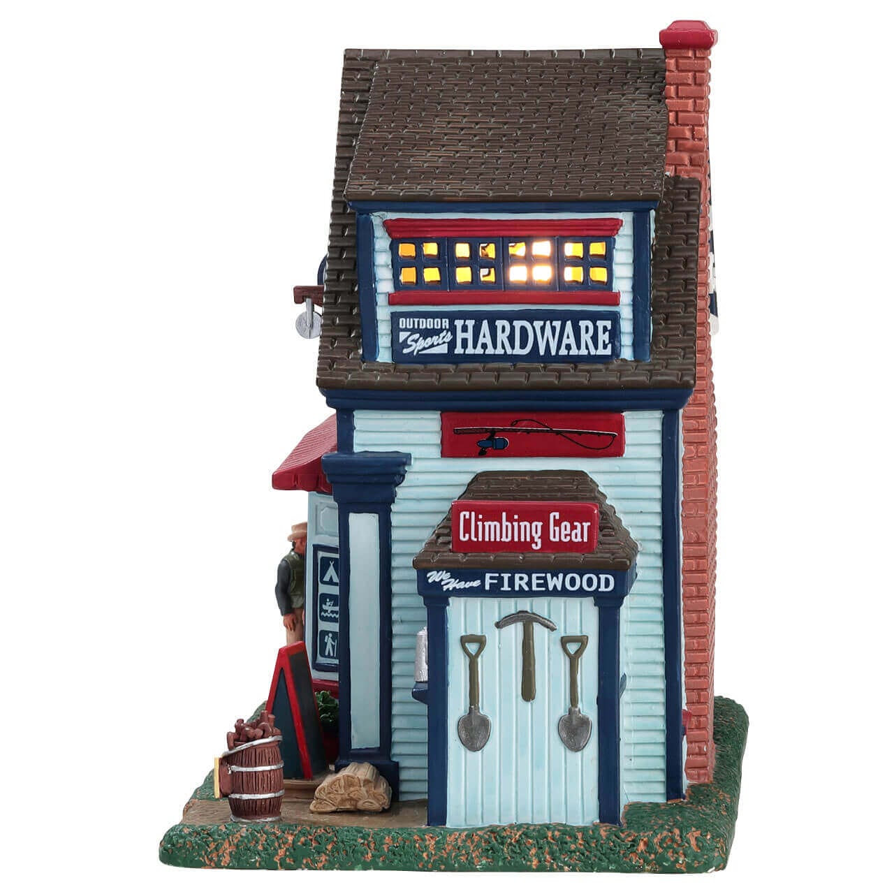 lemax-sports-hardware-beleuchteter-sportladen-miniaturhaus image 2