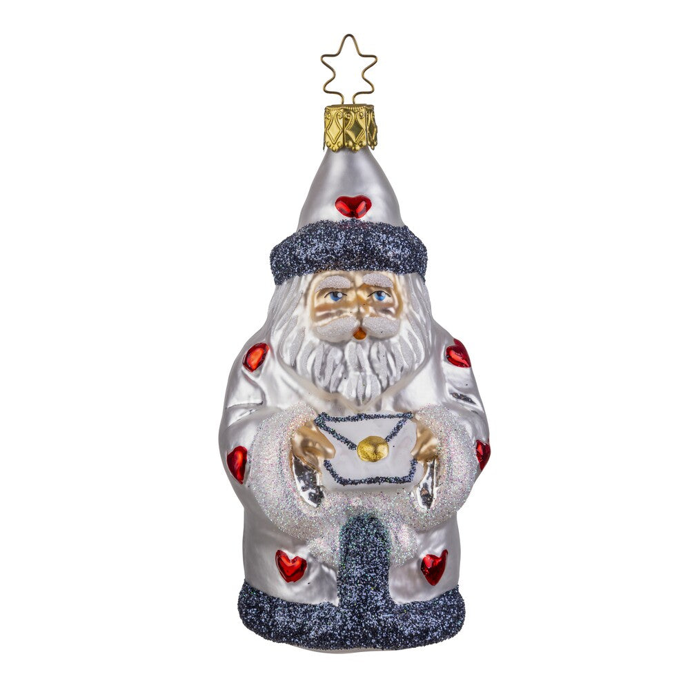 inge-glas-manufaktur-verliebter-santa-christbaumschmuck-12-cm-mundgeblasen image 1
