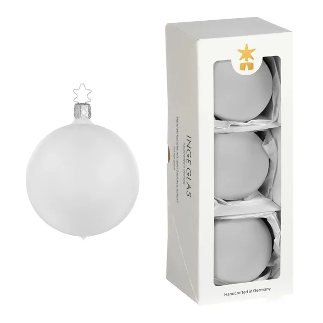 inge-glas-kugeln-christbaumkugel-wei-matt-transparent-8-cm image 1