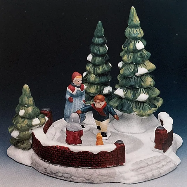 lemax-skating-pond-miniatur-eisteich-f-r-weihnachtsdorf image 1