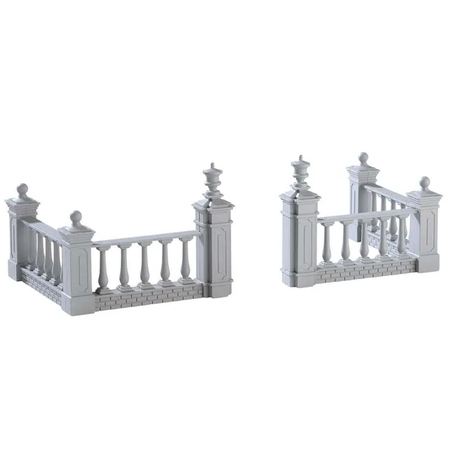 lemax-plaza-fence-set-of-4-miniatur-zaun-4er-set-deko-zubeh-r image 1