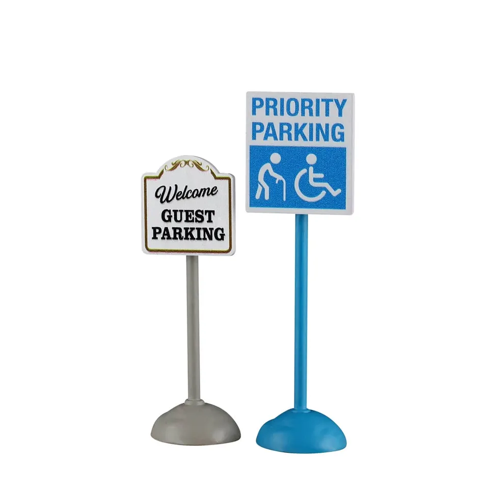 lemax-parking-signs-miniatur-schilder-set image 1