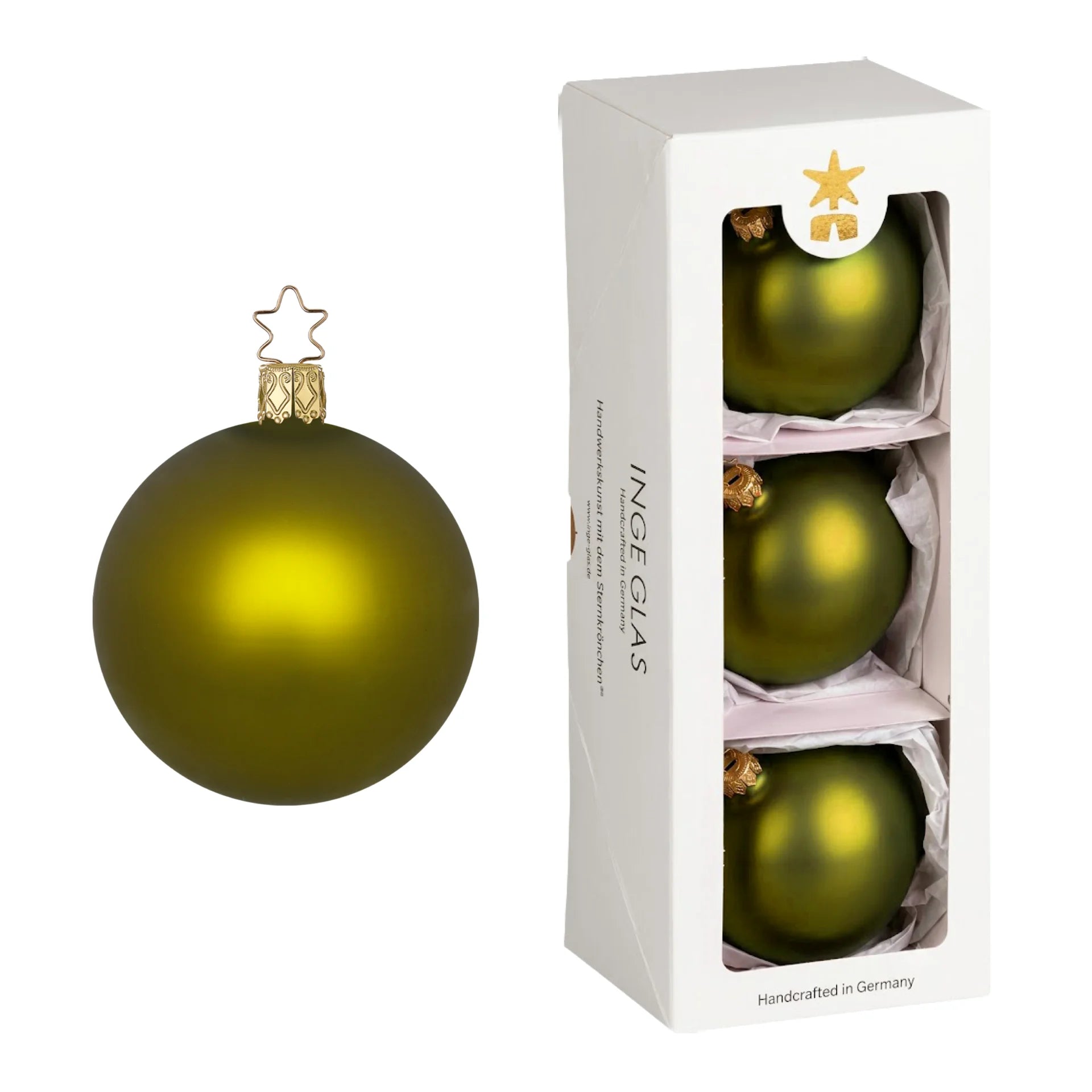 inge-glas-kugeln-efeu-matt-christbaumkugel-8-cm image 1