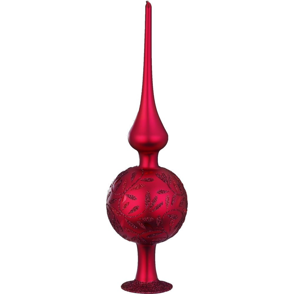 inge-glas-freudentanz-baumspitze-ochsenblut-matt-7-x-25-cm image 1