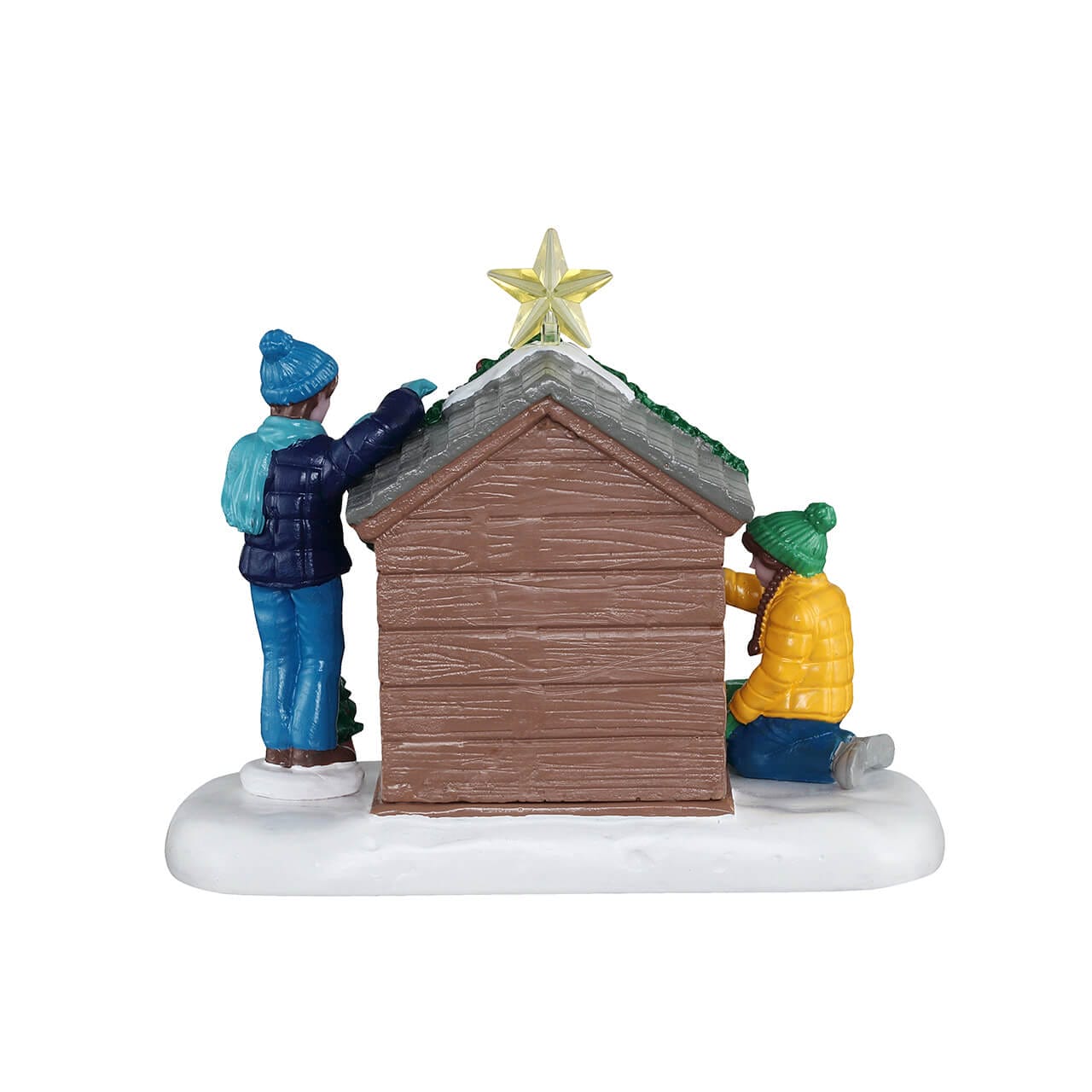 lemax-doghouse-christmas-miniatur-figur-hundeh-tte-mit-hund-mutter-und-kind image 4