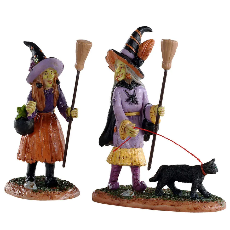 lemax-witches-night-out-hexen-figuren-f-r-spooky-town image 1