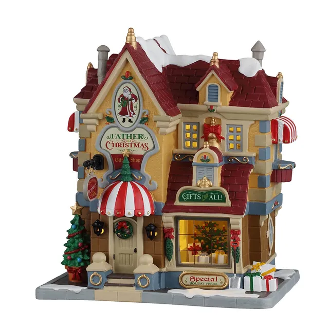 lemax-caddington-village-father-christmas-gift-shop-geschenkeladen image 1
