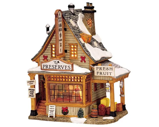 lemax-marilou-s-preserves-beleuchtetes-laden-miniaturhaus image 1