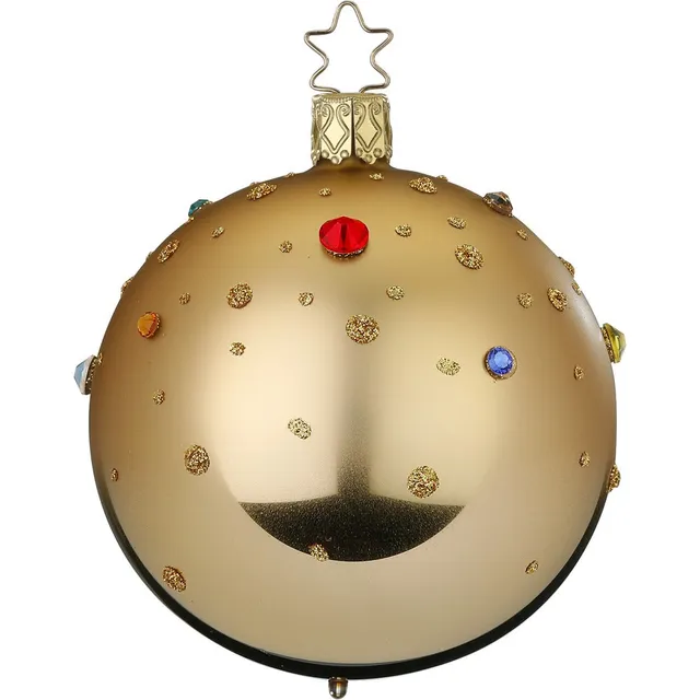 inge-glas-manufaktur-christbaumkugel-funkelndes-fest-8-cm-mundgeblasener-glassch image 1