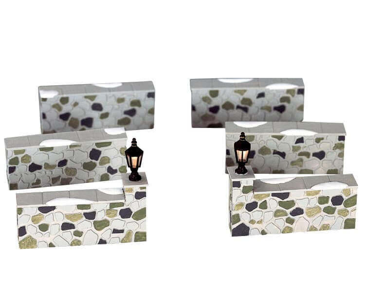 lemax-fieldstone-wall-dorf-zubeh-r-mauer-set image 1