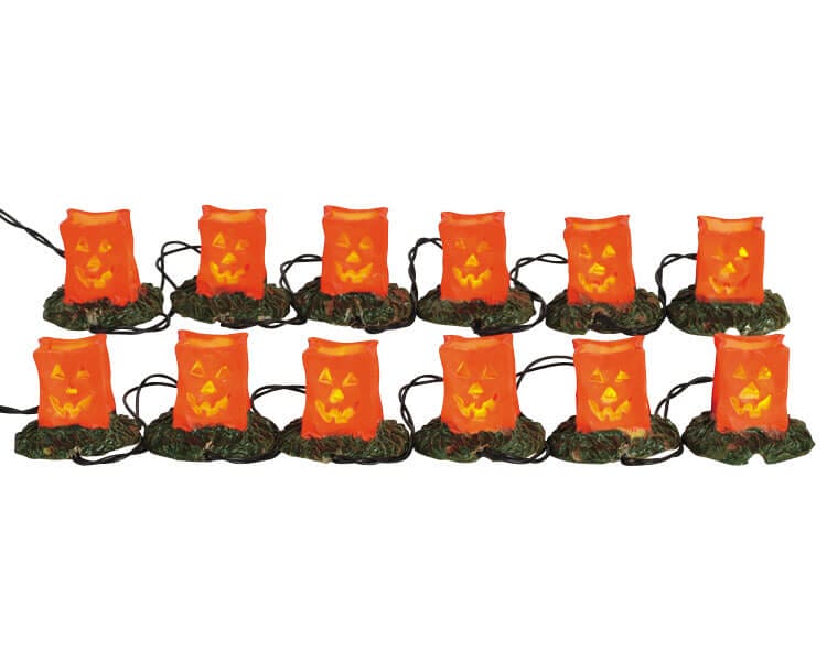 lemax-12-lighted-pumpkin-luminary-string-lichterkette image 1