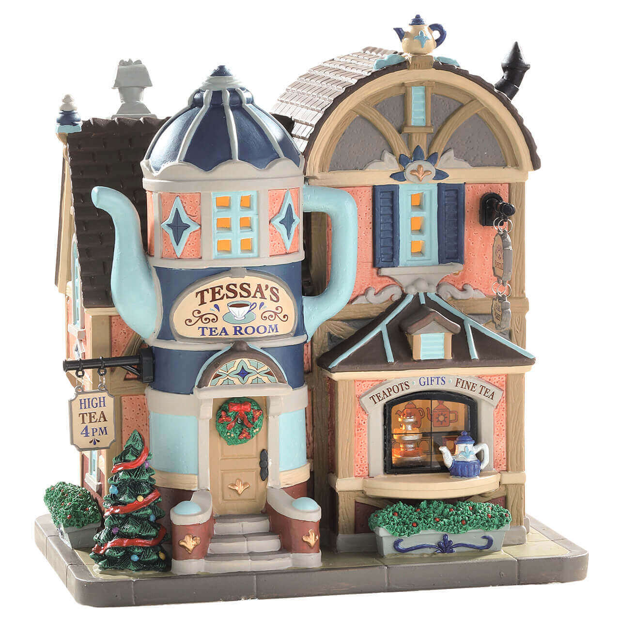 lemax-tessas-tea-room-beleuchtetes-miniaturhaus image 1