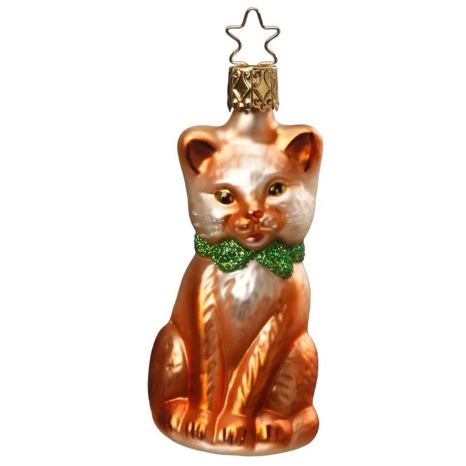 inge-glas-schmusek-tzchen-braun-christbaumkugel-8-5-cm image 1