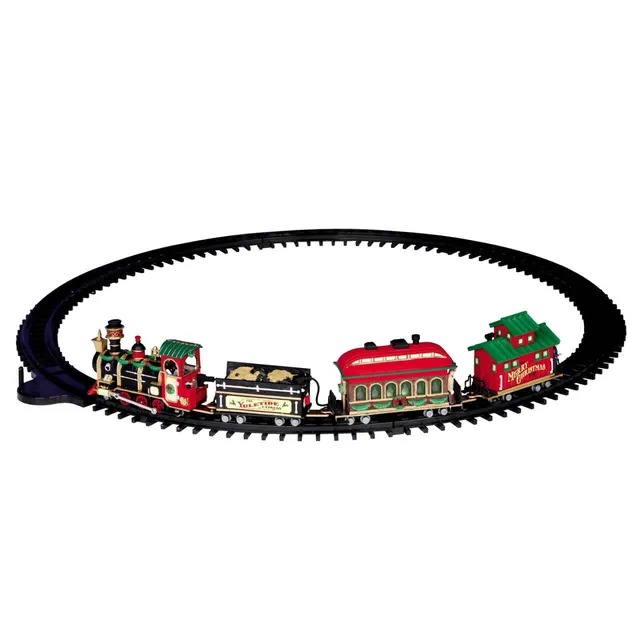 lemax-yuletide-express-set-of-16-weihnachtszug-mit-schienen image 1