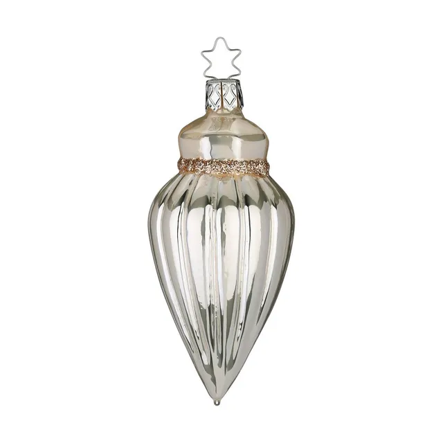 inge-glas-beiges-juwel-glas-christbaumkugel-creme-11-cm image 1