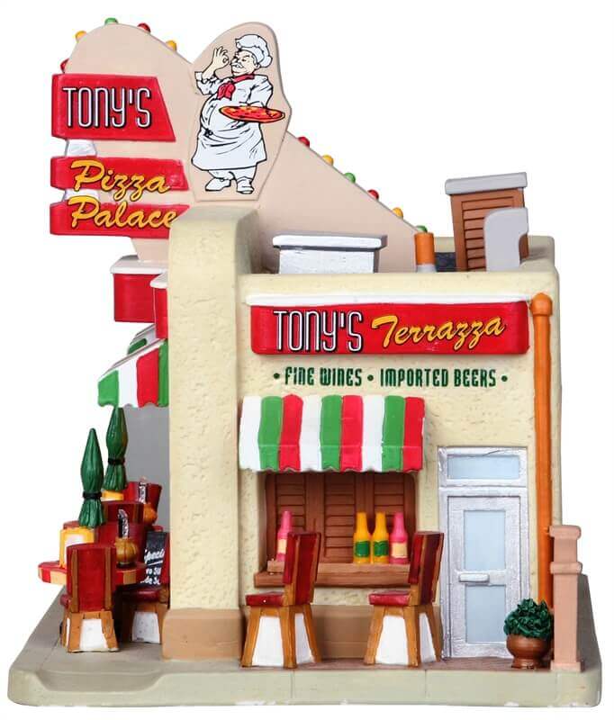 lemax-tony-s-pizza-palace-beleuchtetes-miniaturhaus-f-r-weihnachtsdorf image 3