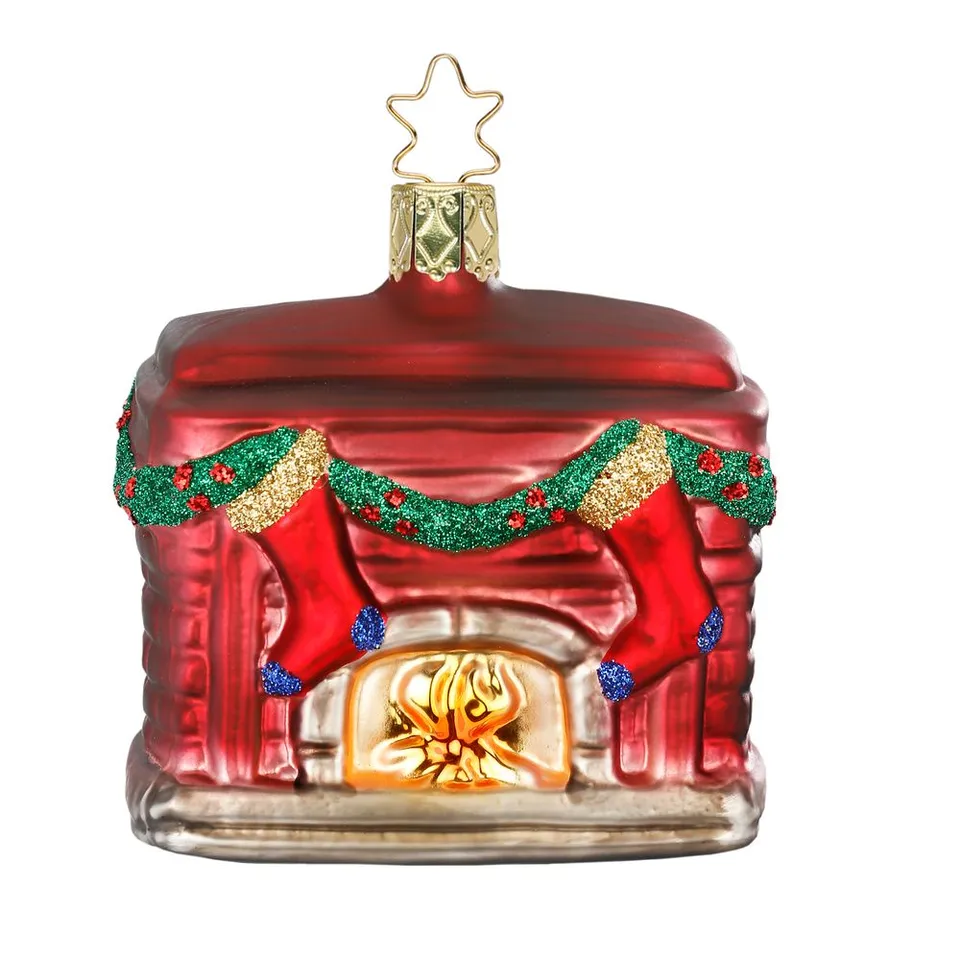 inge-glas-vor-dem-kamin-christbaumkugel-7-5-cm image 1