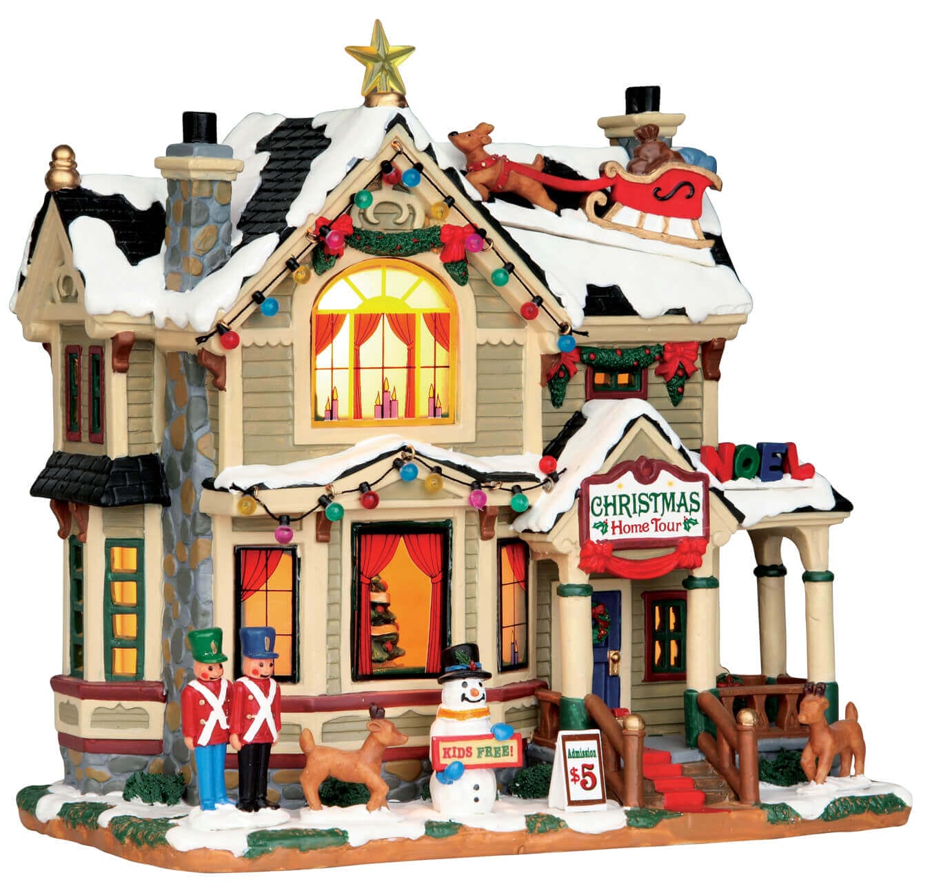 lemax-christmas-home-tour-beleuchtetes-miniaturhaus image 1
