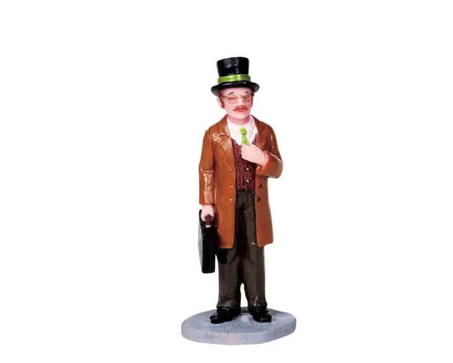 lemax-traveler-winter-miniaturfigur image 1