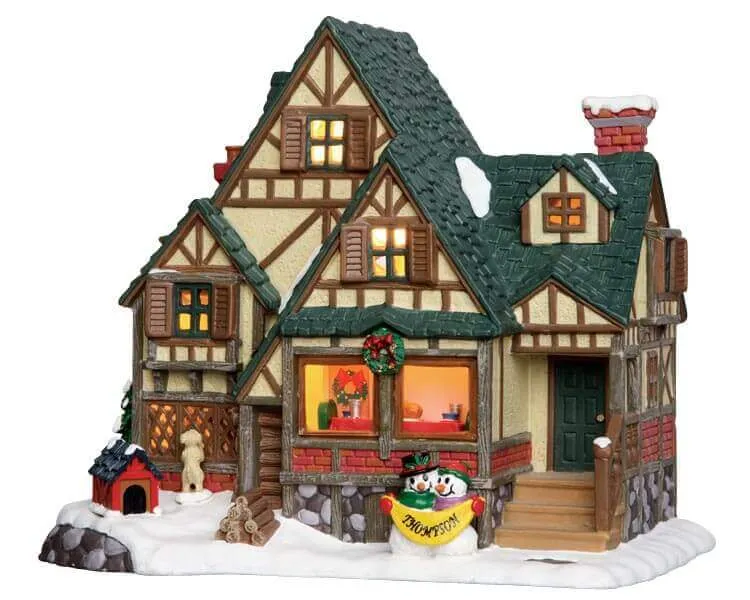 lemax-thompson-tudor-house-miniaturhaus image 1