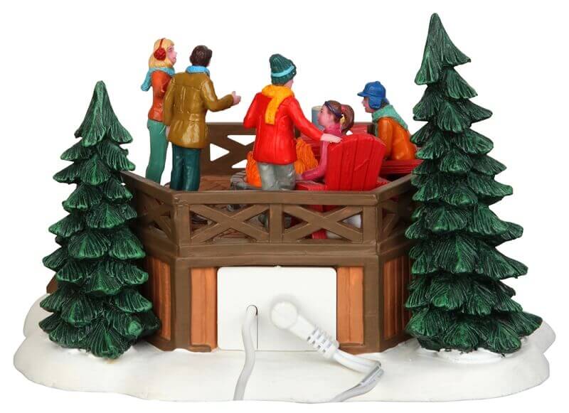 lemax-snowshoe-social-miniaturszene-weihnachtsdorf image 3